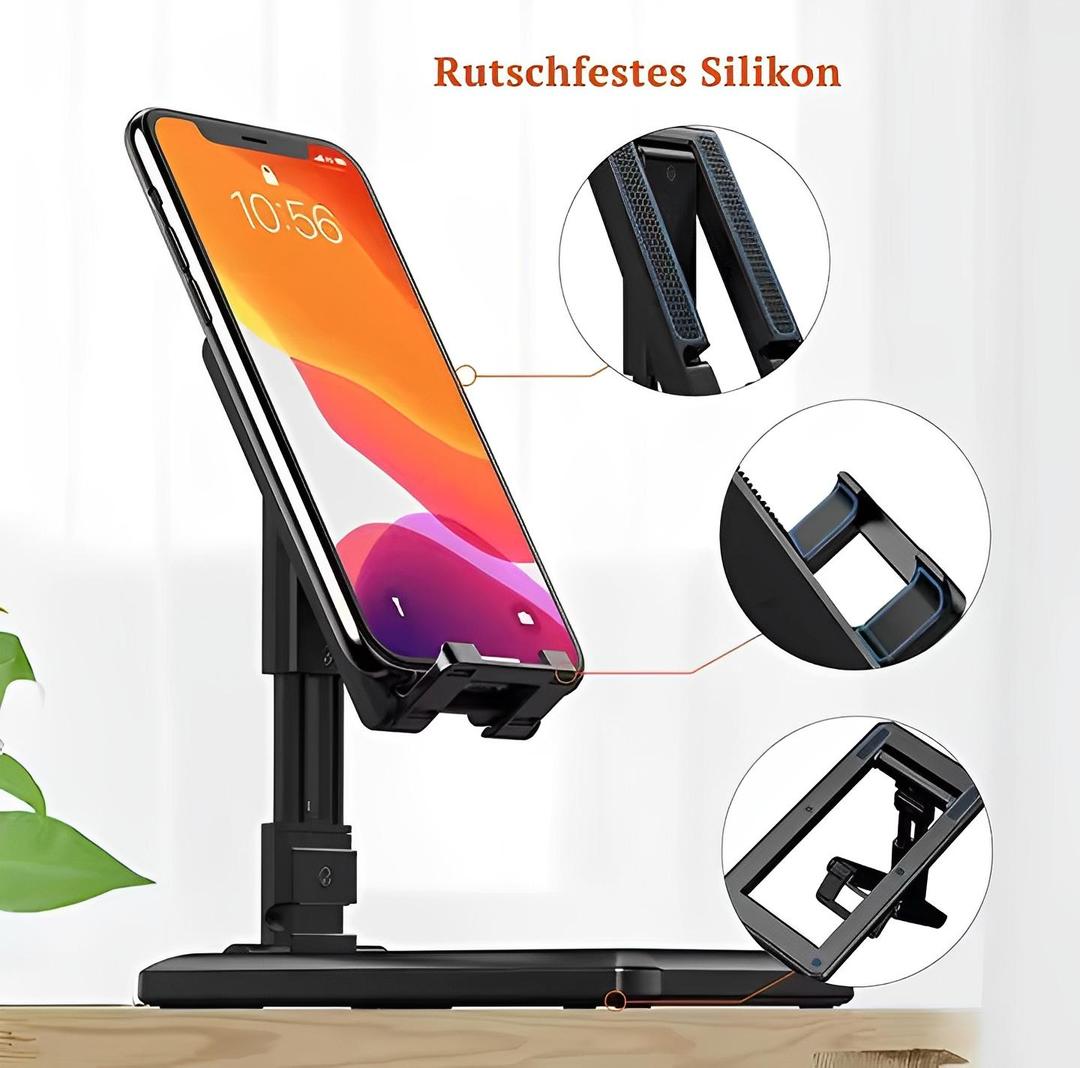 Premium Adjustable Foldable Tripod Stand – Universal Mobile & Tablet Holder