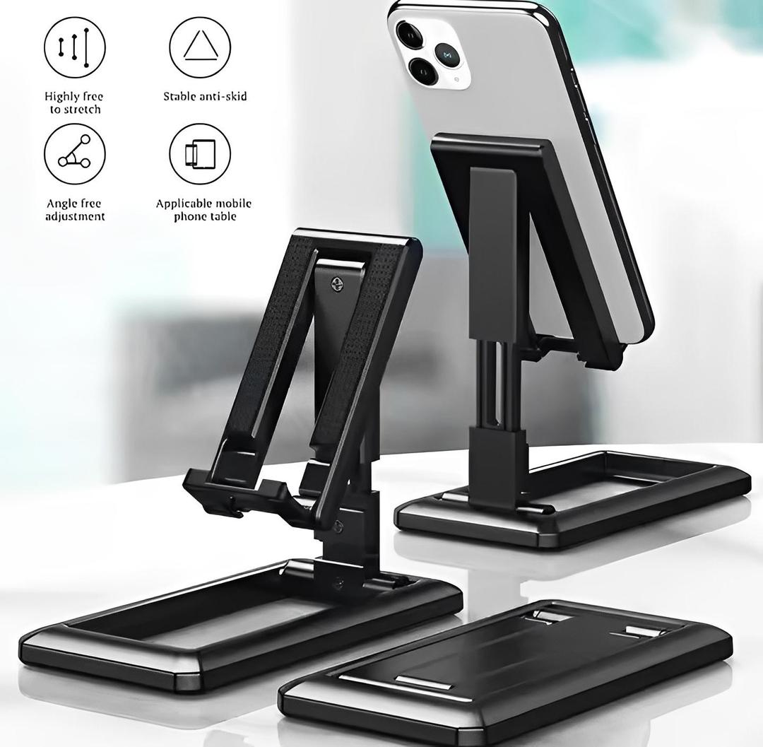 Premium Adjustable Foldable Tripod Stand – Universal Mobile & Tablet Holder