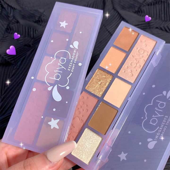 ✨ Glamour Glow Eyeshadow Palette – Matte & Glitter Collection ✨